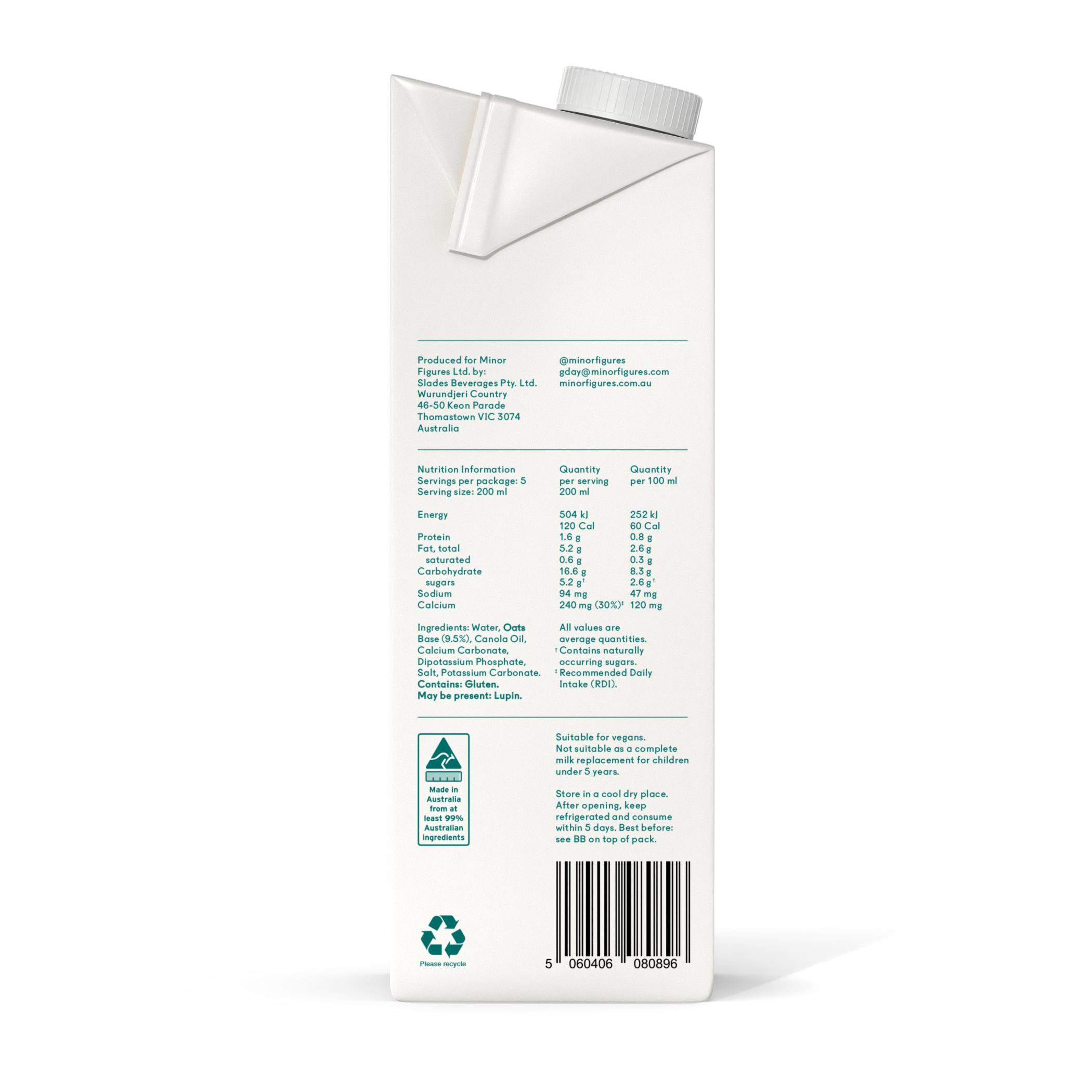 Barista Oat M*lk (1L) AU - case of 6
