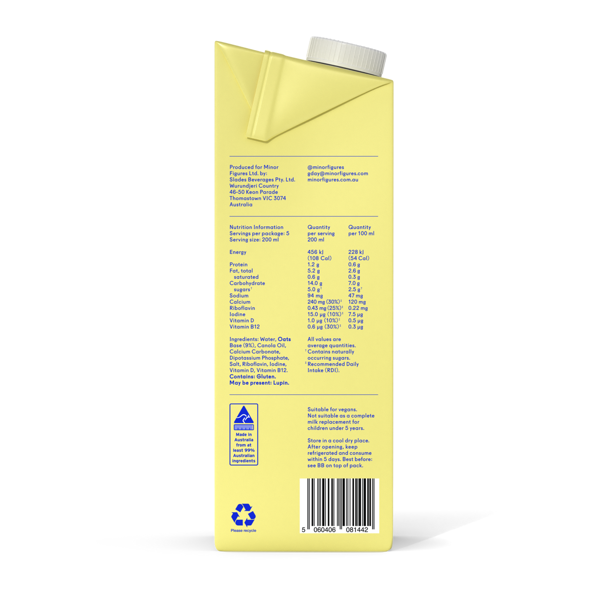 Everyday Oat (1L) - case of 6